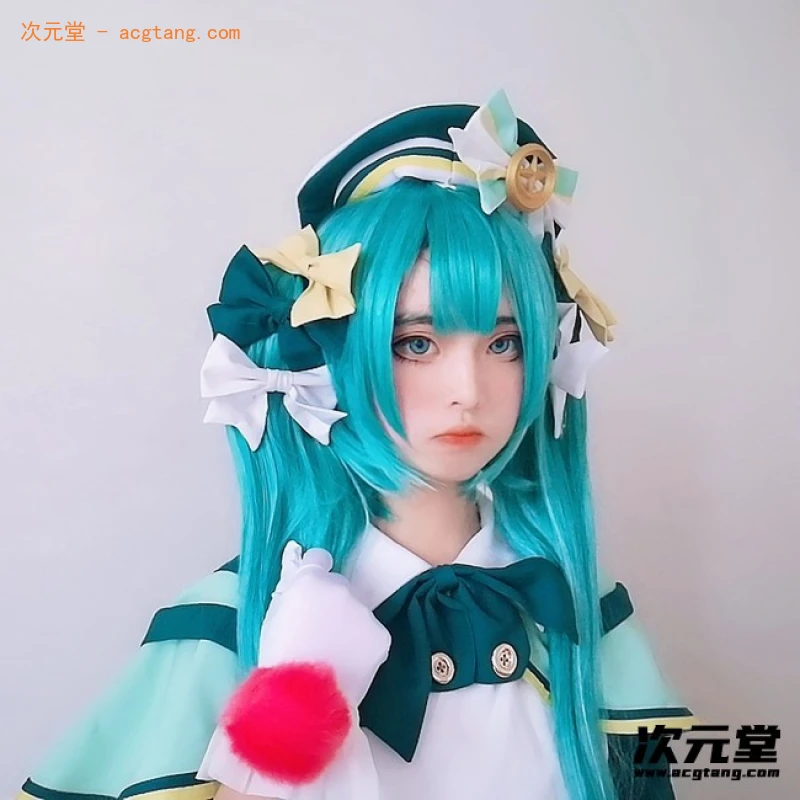 日本二次元虚拟偶像初音未来cosplay正片美照